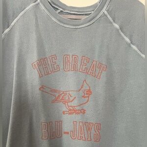 The Great Short Sleeve Sweatshirt Blue Jays Size 3 Large